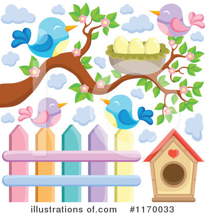 Royalty-Free (RF) Bird Clipart Illustration by visekart - Stock Sample #1170033
