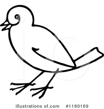 Royalty-Free (RF) Bird Clipart Illustration by Prawny Vintage - Stock Sample #1180169