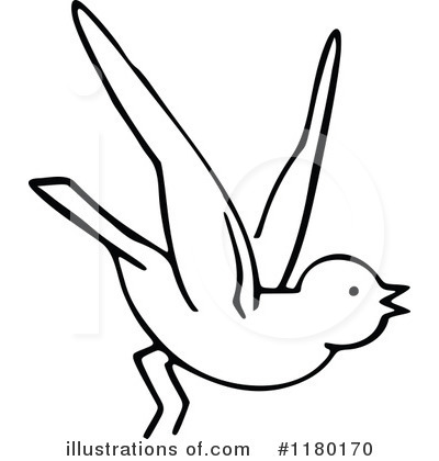 Royalty-Free (RF) Bird Clipart Illustration by Prawny Vintage - Stock Sample #1180170
