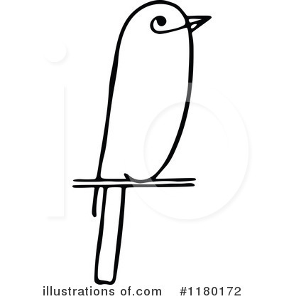 Royalty-Free (RF) Bird Clipart Illustration by Prawny Vintage - Stock Sample #1180172