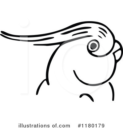 Royalty-Free (RF) Bird Clipart Illustration by Prawny Vintage - Stock Sample #1180179