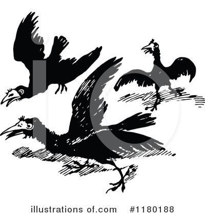 Royalty-Free (RF) Bird Clipart Illustration by Prawny Vintage - Stock Sample #1180188