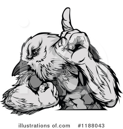 Royalty-Free (RF) Bird Clipart Illustration by Chromaco - Stock Sample #1188043