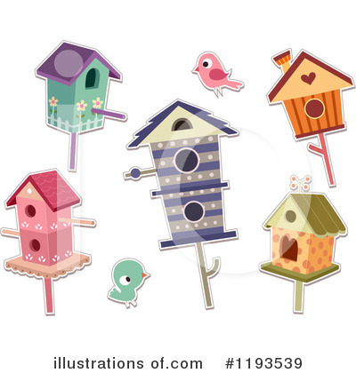 Birdhouse Clipart #1193539 by BNP Design Studio
