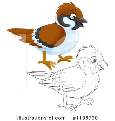 Royalty-Free (RF) Bird Clipart Illustration by Alex Bannykh - Stock Sample #1198730