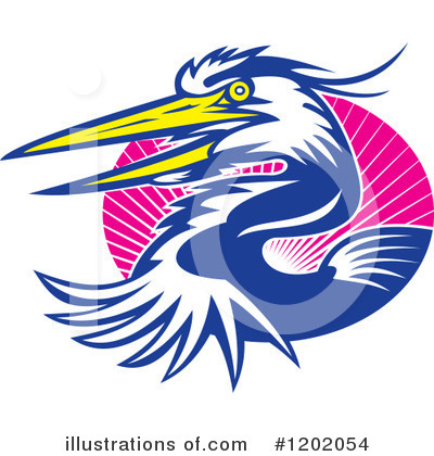 Royalty-Free (RF) Bird Clipart Illustration by patrimonio - Stock Sample #1202054