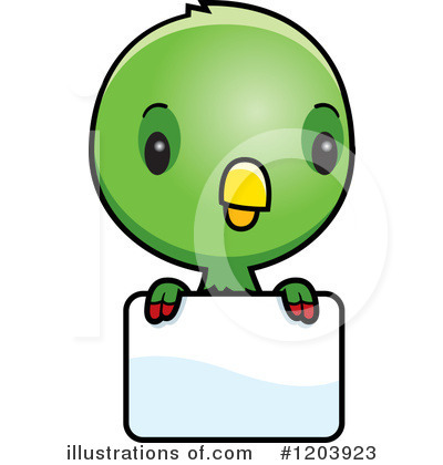 Parrot Clipart #1203923 by Cory Thoman