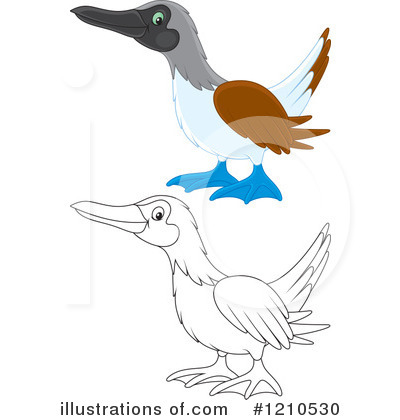 Royalty-Free (RF) Bird Clipart Illustration by Alex Bannykh - Stock Sample #1210530