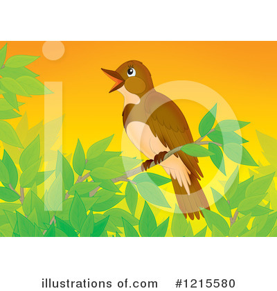 Royalty-Free (RF) Bird Clipart Illustration by Alex Bannykh - Stock Sample #1215580