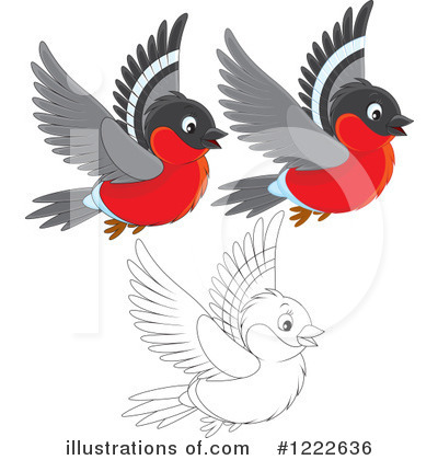 Royalty-Free (RF) Bird Clipart Illustration by Alex Bannykh - Stock Sample #1222636
