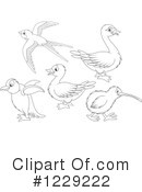 Bird Clipart #1229222 by Alex Bannykh