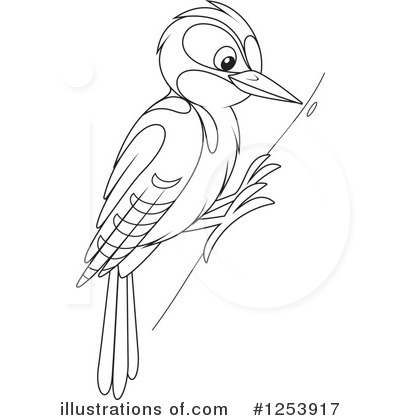 Woodpecker Clipart #1253917 by Alex Bannykh