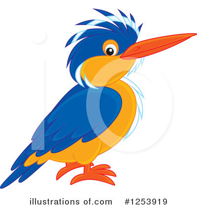 Kingfisher Clipart #1253919 by Alex Bannykh