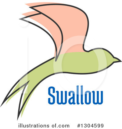 Swallow Clipart #1304599 by Vector Tradition SM