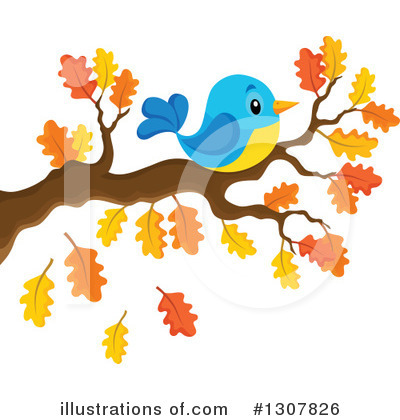 Blue Bird Clipart #1307826 by visekart