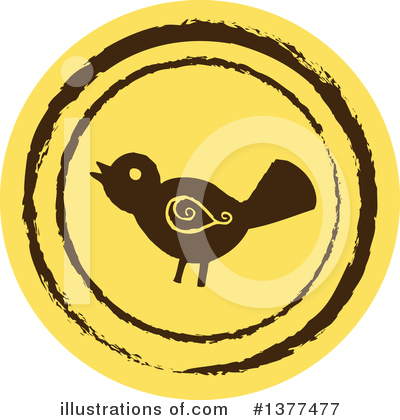 Royalty-Free (RF) Bird Clipart Illustration by Cherie Reve - Stock Sample #1377477