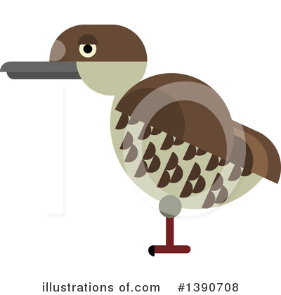 Kiwi Bird Clipart #1390708 by Vector Tradition SM