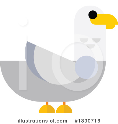 Seagulls Clipart #1390716 by Vector Tradition SM