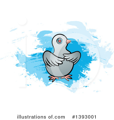 Dove Clipart #1393001 by Lal Perera