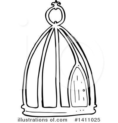 Royalty-Free (RF) Bird Clipart Illustration by lineartestpilot - Stock Sample #1411025