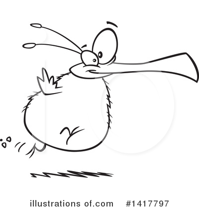 Royalty-Free (RF) Bird Clipart Illustration by toonaday - Stock Sample #1417797