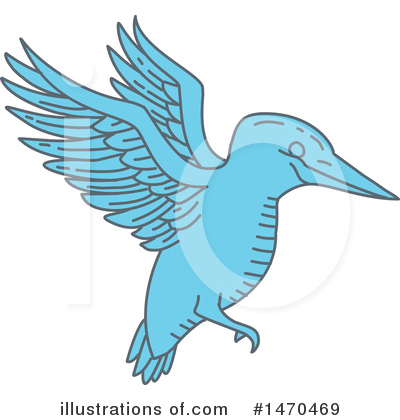 Royalty-Free (RF) Bird Clipart Illustration by patrimonio - Stock Sample #1470469