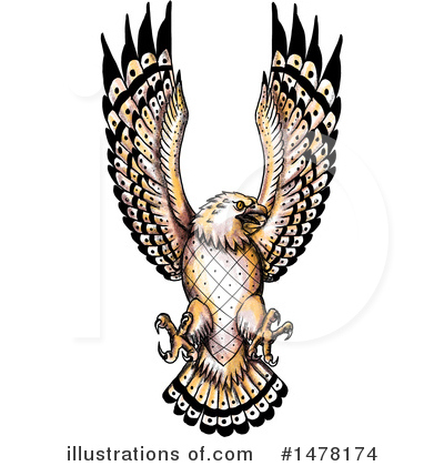 Royalty-Free (RF) Bird Clipart Illustration by patrimonio - Stock Sample #1478174