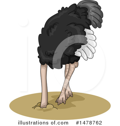 Ostrich Clipart #1478762 by BNP Design Studio