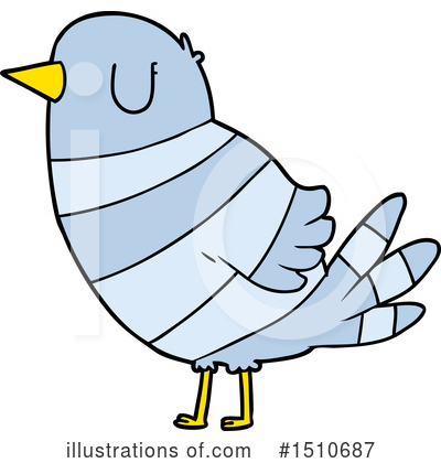 Royalty-Free (RF) Bird Clipart Illustration by lineartestpilot - Stock Sample #1510687