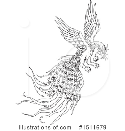 Peacock Clipart #1511679 by patrimonio