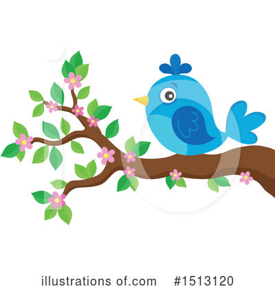 Royalty-Free (RF) Bird Clipart Illustration by visekart - Stock Sample #1513120