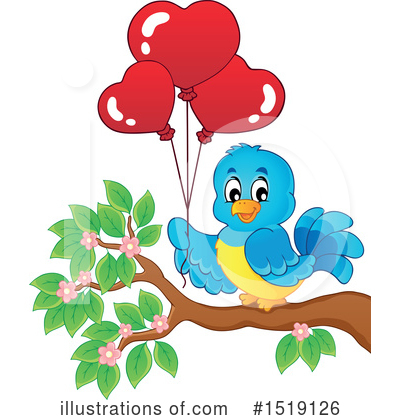 Blue Bird Clipart #1519126 by visekart