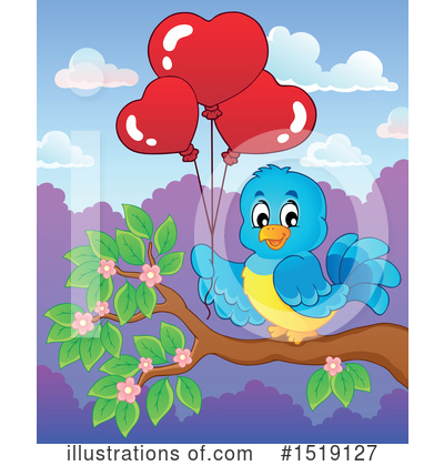 Royalty-Free (RF) Bird Clipart Illustration by visekart - Stock Sample #1519127