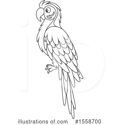 Royalty-Free (RF) Bird Clipart Illustration by Alex Bannykh - Stock Sample #1558700