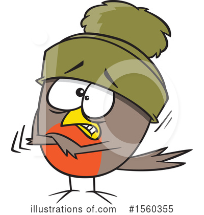 Royalty-Free (RF) Bird Clipart Illustration by toonaday - Stock Sample #1560355