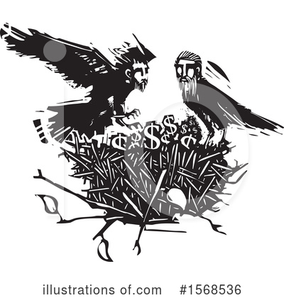Crow Clipart #1568536 by xunantunich