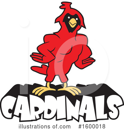 Cardinal Clipart #1600018 by Johnny Sajem