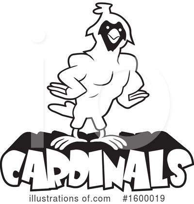 Cardinal Clipart #1600019 by Johnny Sajem