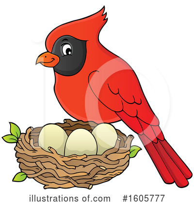 Cardinal Bird Clipart #1605777 by visekart
