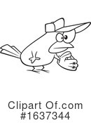 Bird Clipart #1637344 by toonaday