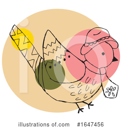 Royalty-Free (RF) Bird Clipart Illustration by Cherie Reve - Stock Sample #1647456