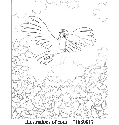 Royalty-Free (RF) Bird Clipart Illustration by Alex Bannykh - Stock Sample #1680817