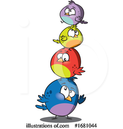 Royalty-Free (RF) Bird Clipart Illustration by toonaday - Stock Sample #1681044