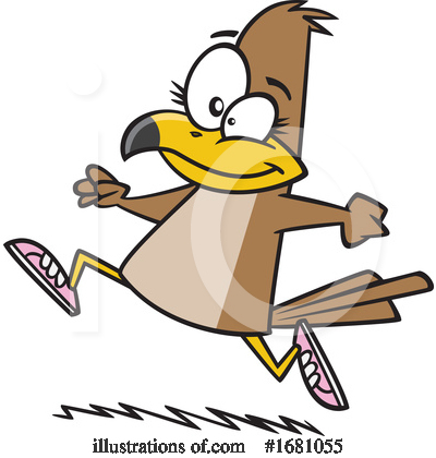 Royalty-Free (RF) Bird Clipart Illustration by toonaday - Stock Sample #1681055