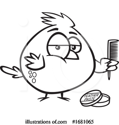 Royalty-Free (RF) Bird Clipart Illustration by toonaday - Stock Sample #1681065