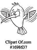 Bird Clipart #1698637 by toonaday