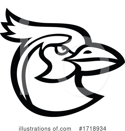 Royalty-Free (RF) Bird Clipart Illustration by patrimonio - Stock Sample #1718934
