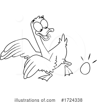 Royalty-Free (RF) Bird Clipart Illustration by Hit Toon - Stock Sample #1724338