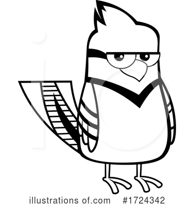 Royalty-Free (RF) Bird Clipart Illustration by Hit Toon - Stock Sample #1724342