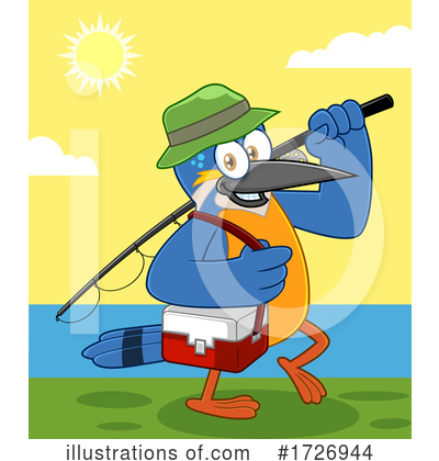 Kingfisher Clipart #1726944 by Hit Toon